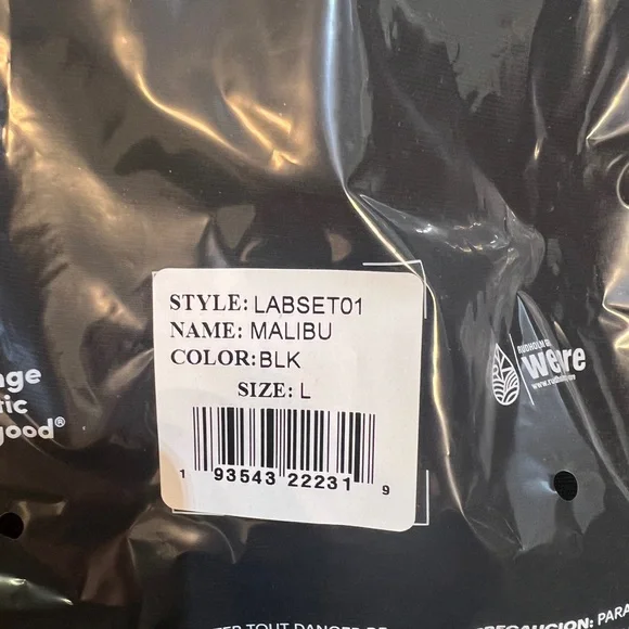 Frank & Eileen Malibu Black Travel Set Size L New in box - Picture 4 of 5